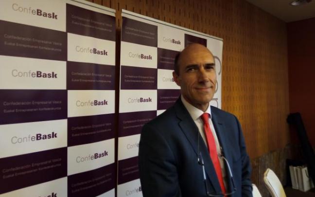 El hasta ahora presidente de Confebask, Eduardo Zubiaurre. El hasta ahora presidente de Confebask, Eduardo Zubiaurre.