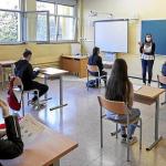 Escolares en un aula.