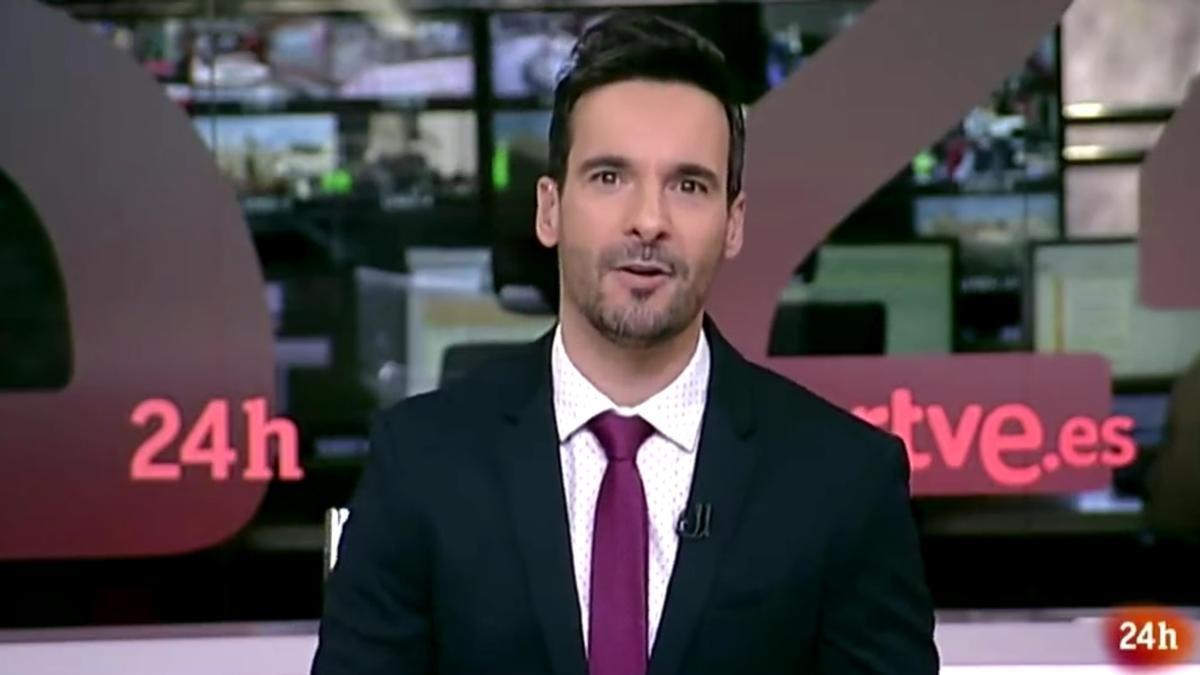 Lluís Guilera en el directo del canal 24H.