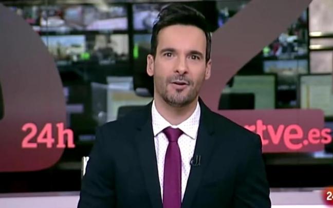 Lluís Guilera en el directo del canal 24H. Lluís Guilera en el directo del canal 24H.