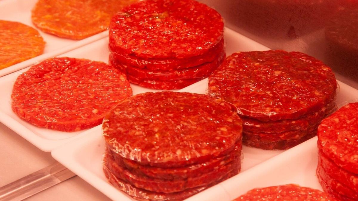 Las hamburguesas que elaboran en Carnicería Santi de Vitoria.