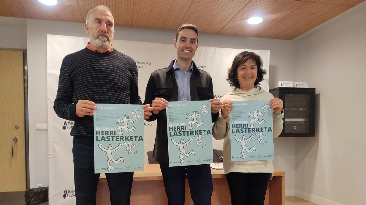 Cartel anunciador de la carrera popular de Bermeo.