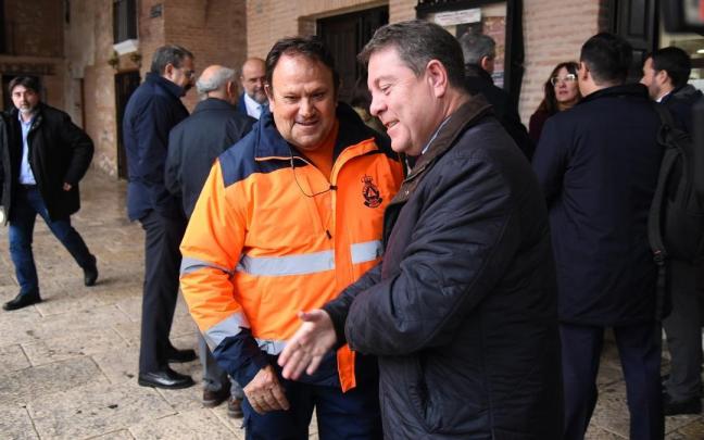El presidente de Castilla-La Mancha, Emiliano García-Page, ayer en Ocaña (Toledo).