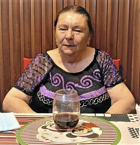 Su hija María Isabel, hoy.