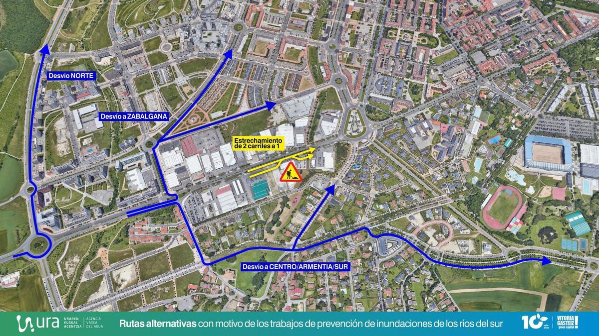 Rutas alternativas para evitar embotellamientos de tráfico