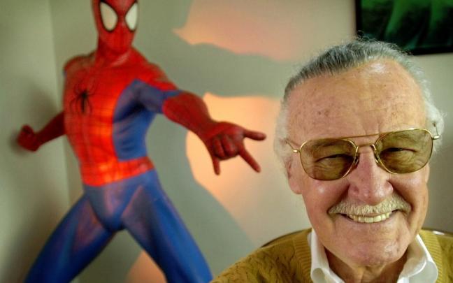 El escritor Stan Lee. El escritor Stan Lee.