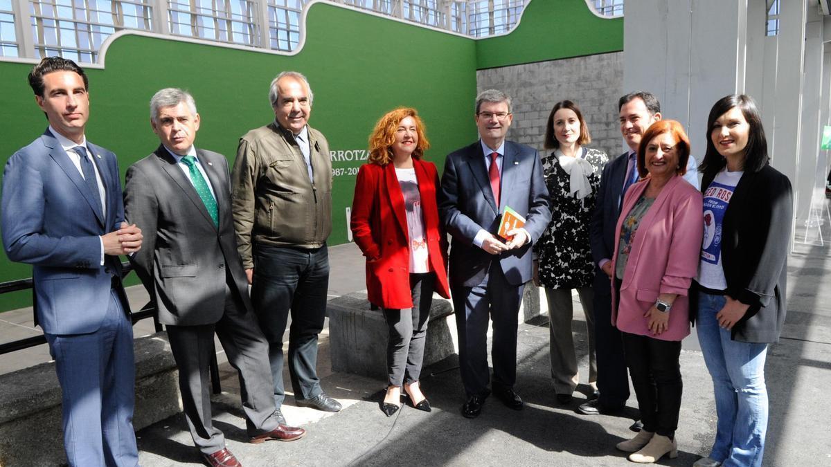 Ediles de la actual corporación en la presentación de la candidatura en 2019