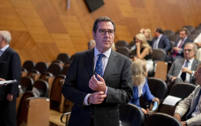 El presidente de la CEOE, Antonio Garamendi. El presidente de la CEOE, Antonio Garamendi.