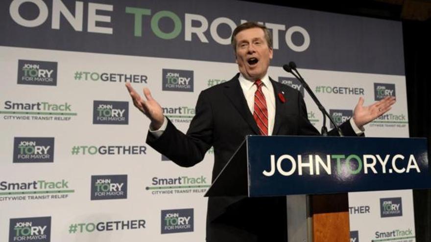 El alcalde de Toronto, John Tory
