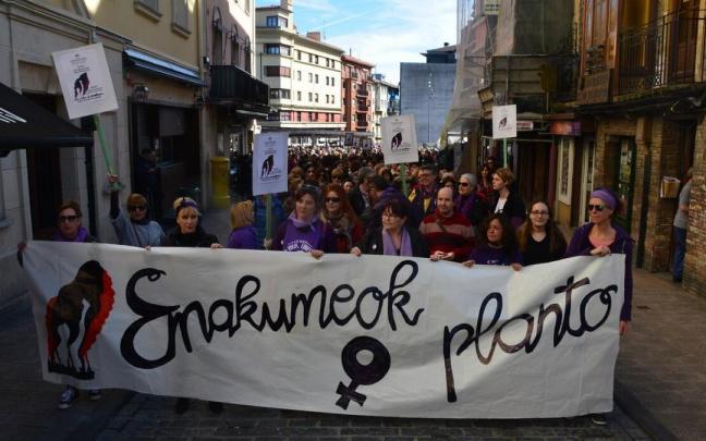 Manifestación del Día de la Mujer en Irun