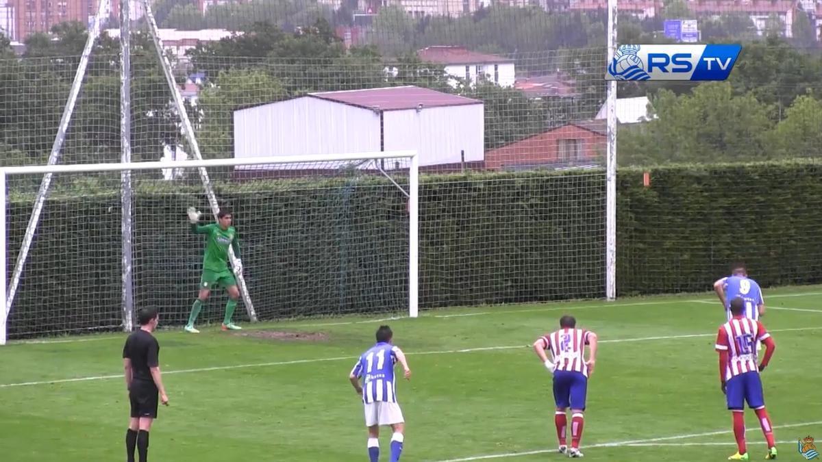 Bono, ante el lanzamiento de Kenan Kodro que se marchar&iacute;a fuera, en Zubieta.