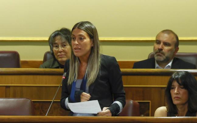 Míriam Nogueras, portavoz de Junts, ayer en el Congreso. Míriam Nogueras, portavoz de Junts, ayer en el Congreso.
