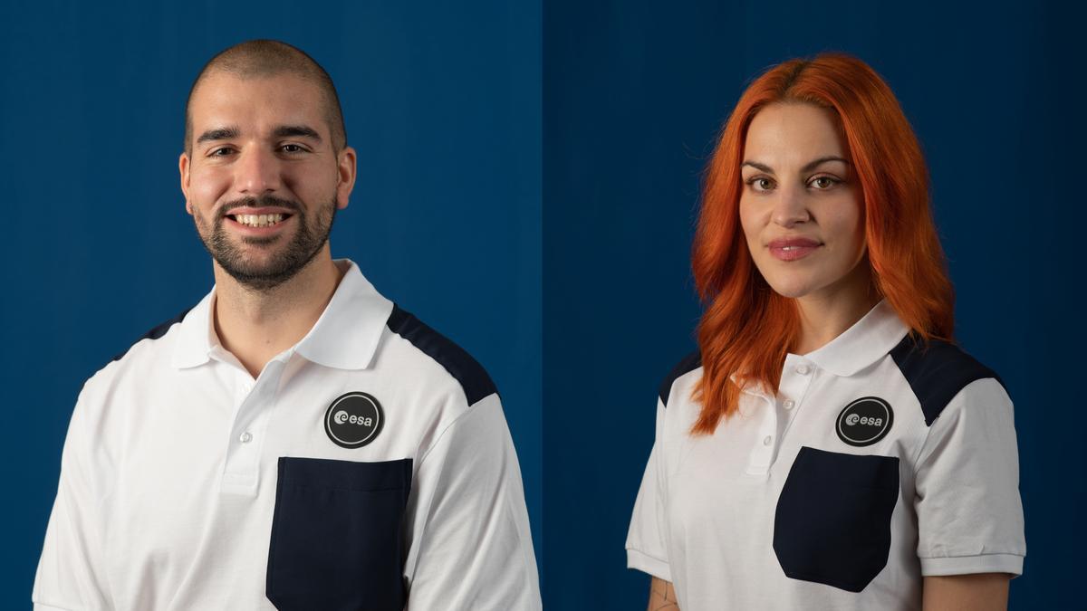 El ingeniero leonés Pablo Álvarez y la investigadora Sara García Alonso.