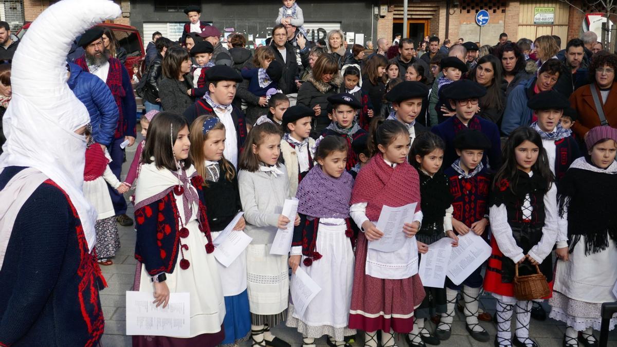 Llegada de Mari Domingi a Altsasu