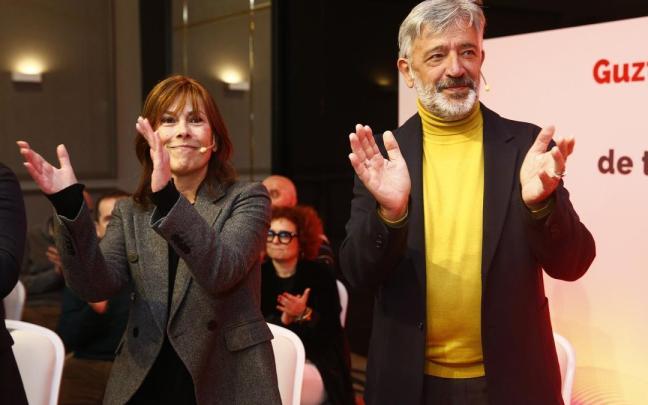 Presentación de los candidatos de Geroa Bai al Gobierno de Navarra y a la alcaldía de Pamplona