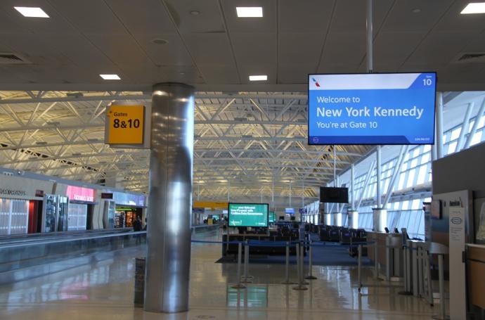 Terminal del Aeropuerto Internacional John F. Kennedy de Nueva York.
