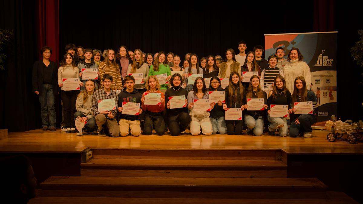 Estudiantes del IES Plaza de la Cruz.