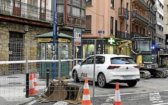 Punto en el que se est&aacute; ejecutando la obra. | FOTO: N.G.