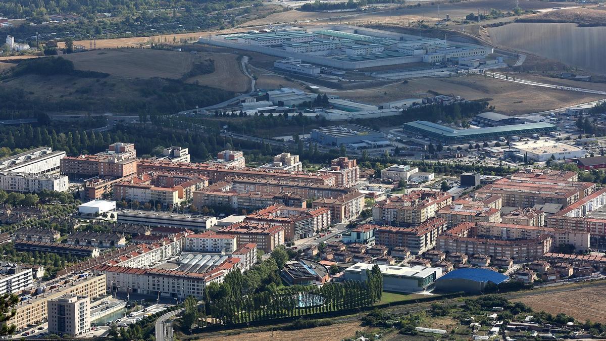 Vista aérea de Berriozar.