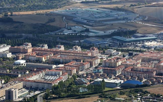 Vista aérea de Berriozar.