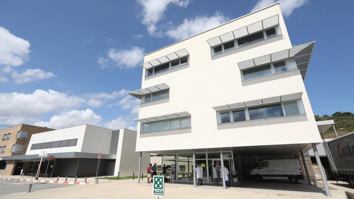 Fachada del Hospital García Orcoyen de Estella.