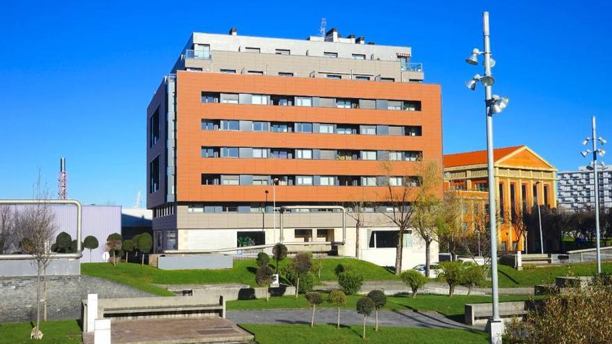 Edificio donde se ha procedido a la rehabilitación de fachada ventilada en Barakaldo.