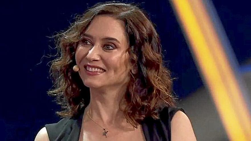 Isabel Díaz Ayuso en ‘Got Talent’. | FOTO: MEDIASET