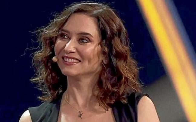 Isabel D&iacute;az Ayuso en &lsquo;Got Talent&rsquo;. | FOTO: MEDIASET