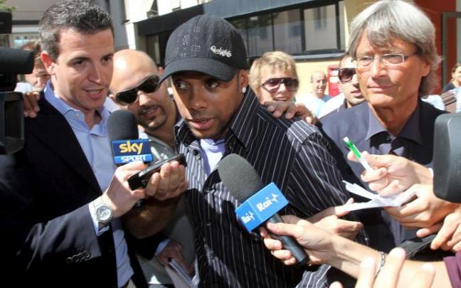 El futbolista brasileño Robinho. El futbolista brasileño Robinho.