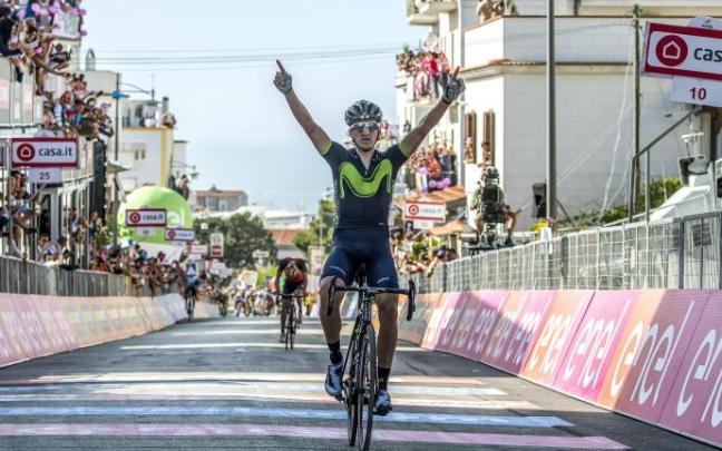 Gorka Izagirre en su anterior etapa en el Movistar Gorka Izagirre en su anterior etapa en el Movistar