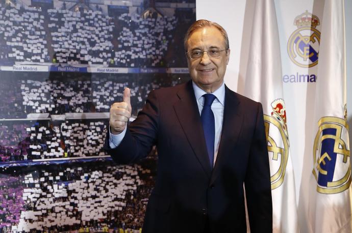 Florentino Pérez, presidente del Real Madrid.