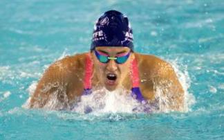 Imagen de archivo de la nadadora Michelle Alonso