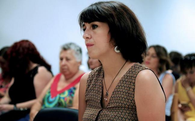 Juana Rivas durante una comparecencia en el Juzgado Juana Rivas durante una comparecencia en el Juzgado