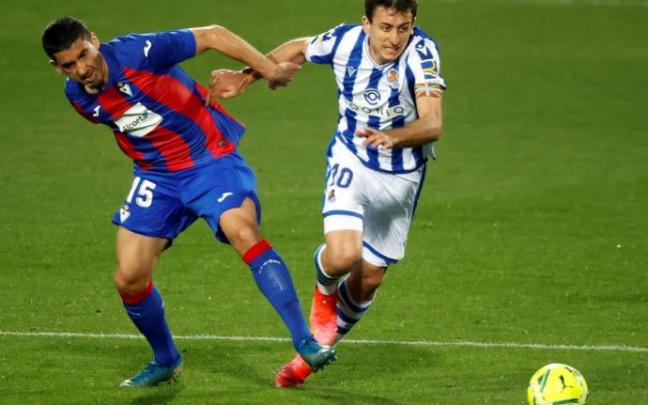 Cote, en un partido ante la Real Sociedad.