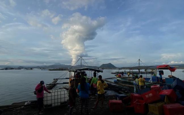No es la primera vez que el volcán Taal entra en erupción. No es la primera vez que el volcán Taal entra en erupción.
