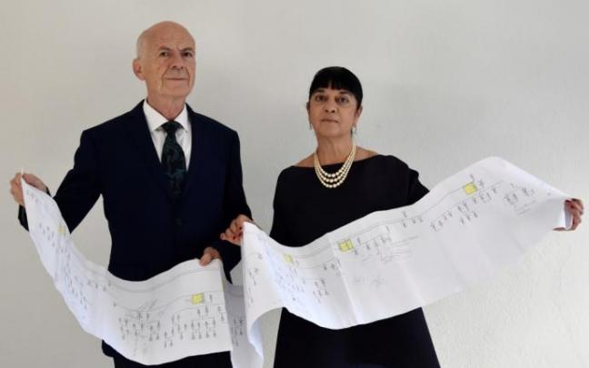 Los investigadores Alessandro Vezzosi y Agenese Sabato. Los investigadores Alessandro Vezzosi y Agenese Sabato.