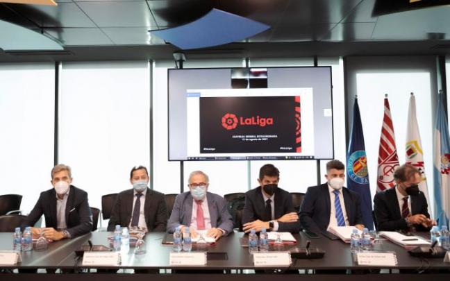 Sabalza, en la asamblea de LaLiga