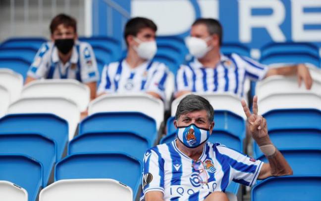 El público ha vuelto a Anoeta a una competición oficial año y medio después El público ha vuelto a Anoeta a una competición oficial año y medio después