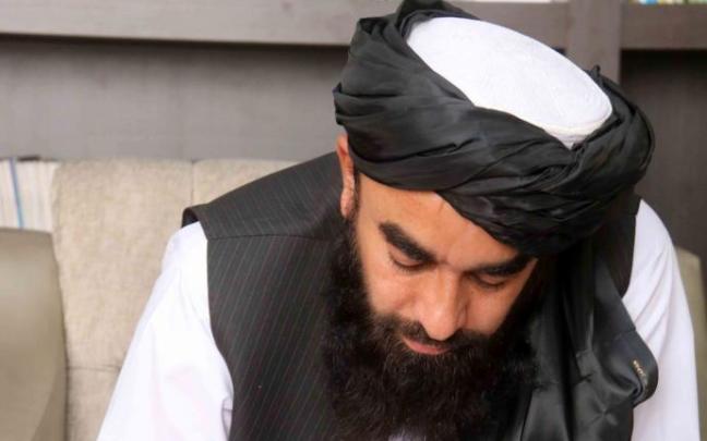 El principal portavoz de los talibanes, Zabihulla Mujahid.