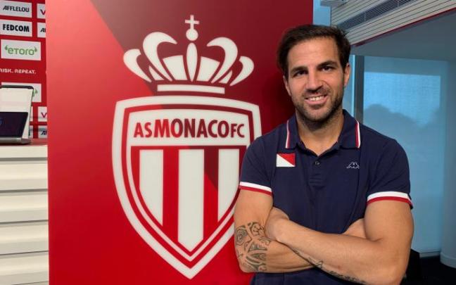 Cesc Fàbregas, jugador del Mónaco. Cesc Fàbregas, jugador del Mónaco.