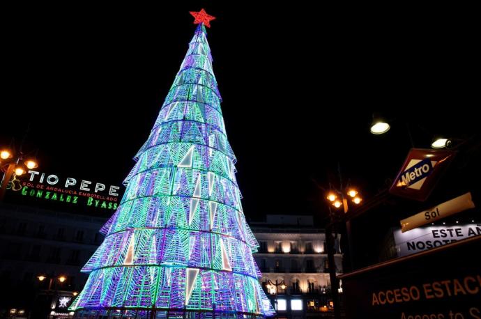 Luces de Navidad en Madrid este 2021.