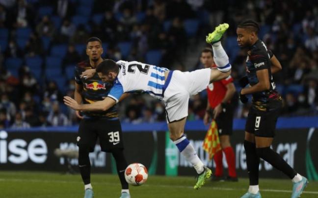 Un lance del partido