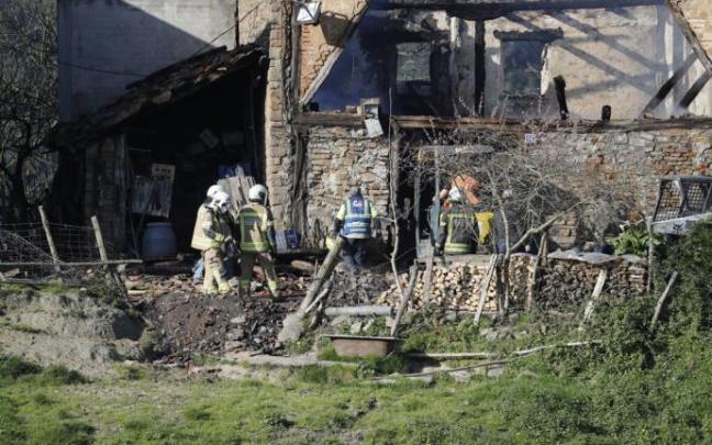 Estado del caserío afectado.