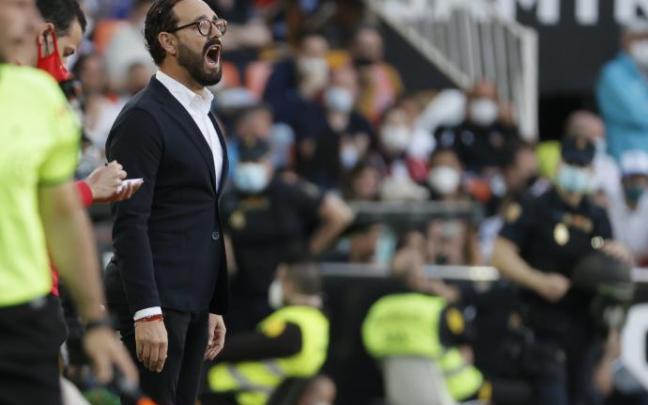 Bordalás, quejándose