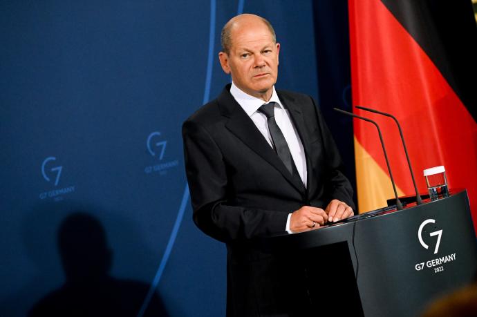 El canciller alemán, Olaf Scholz.