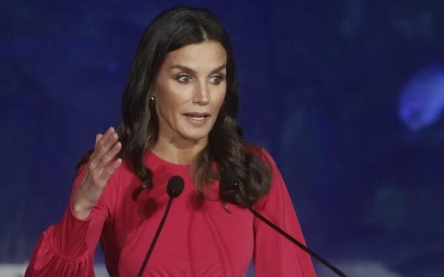 Letizia Ortiz, en el acto de Cruz Roja. Letizia Ortiz, en el acto de Cruz Roja.