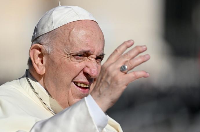 El papa Francisco, este miércoles en la Plaza de San Pedro de El Vaticano.