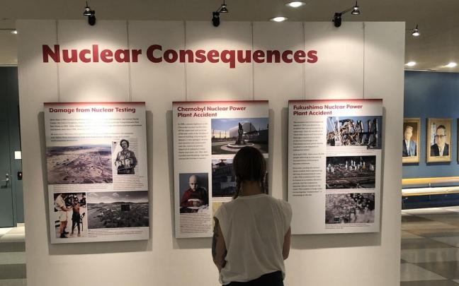 Exposición sobre el peligro de las armas nucleares en la sede de la ONU Exposición sobre el peligro de las armas nucleares en la sede de la ONU