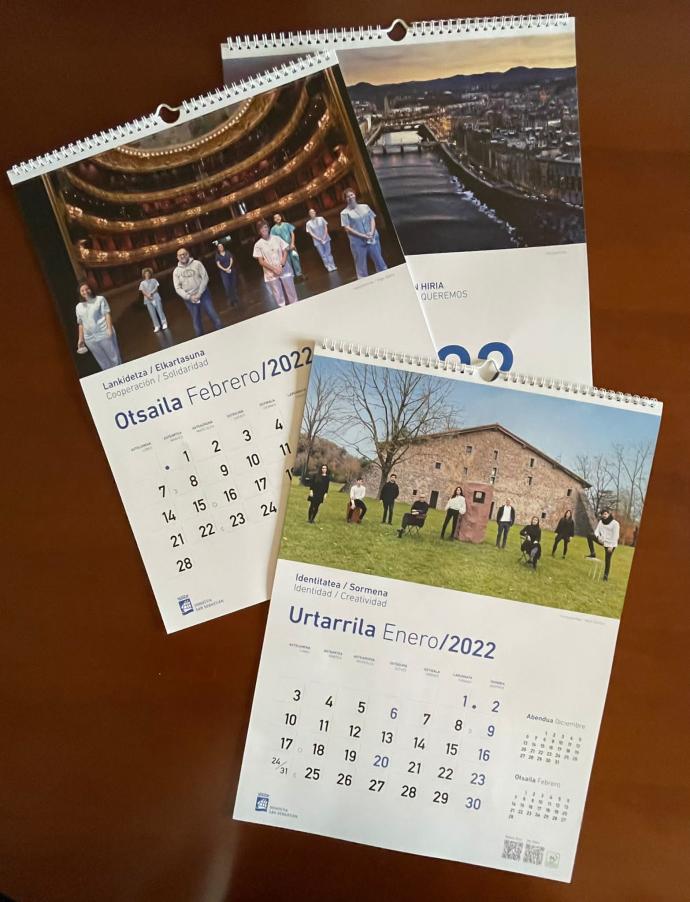 Imágenes del calendario del Ayuntamiento para 2022.