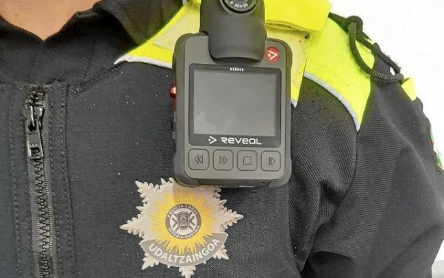 Gasteizko Udaltzaingoaren bideokamera baten irudia. Argazkia: Utzita